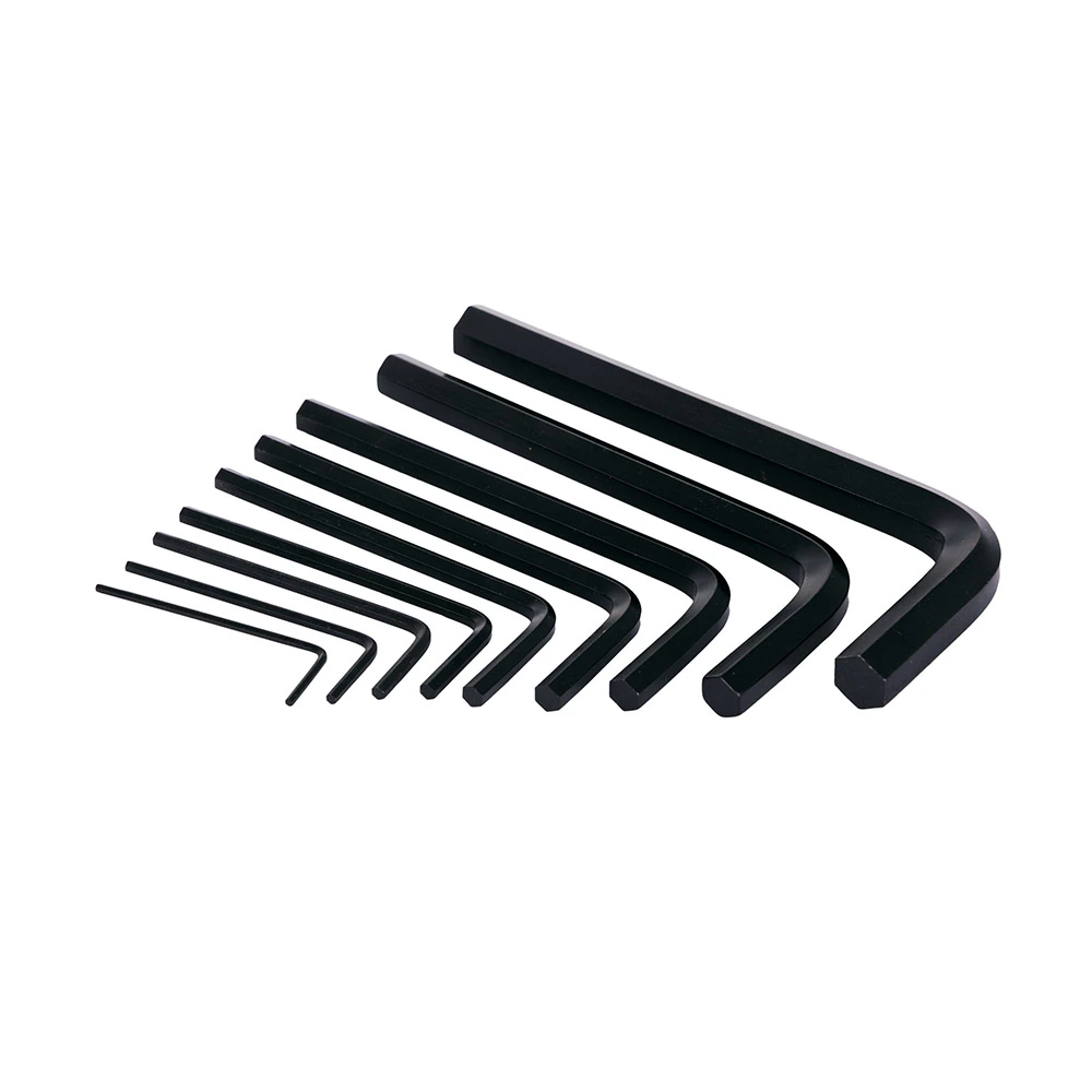 Taparia 9 Pcs (1.5 mm - 10 mm) Allen Key Sets, Black Finish, KM 9V