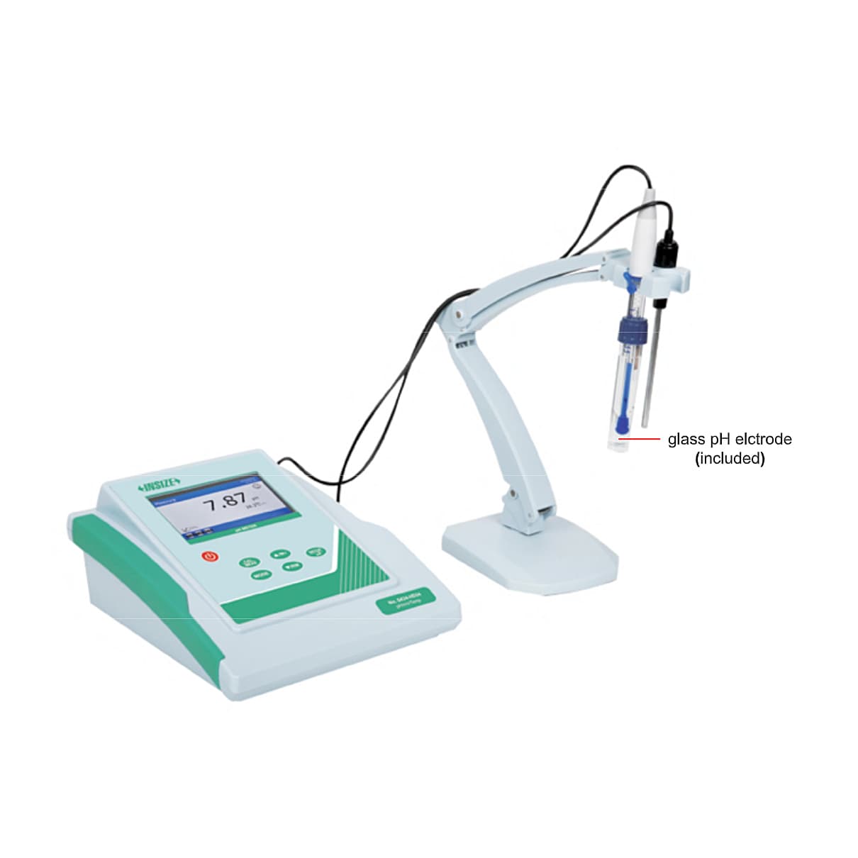 Insize -2.00 ~ 20.00 pH Benchtop pH Meter, 0434-HD24
