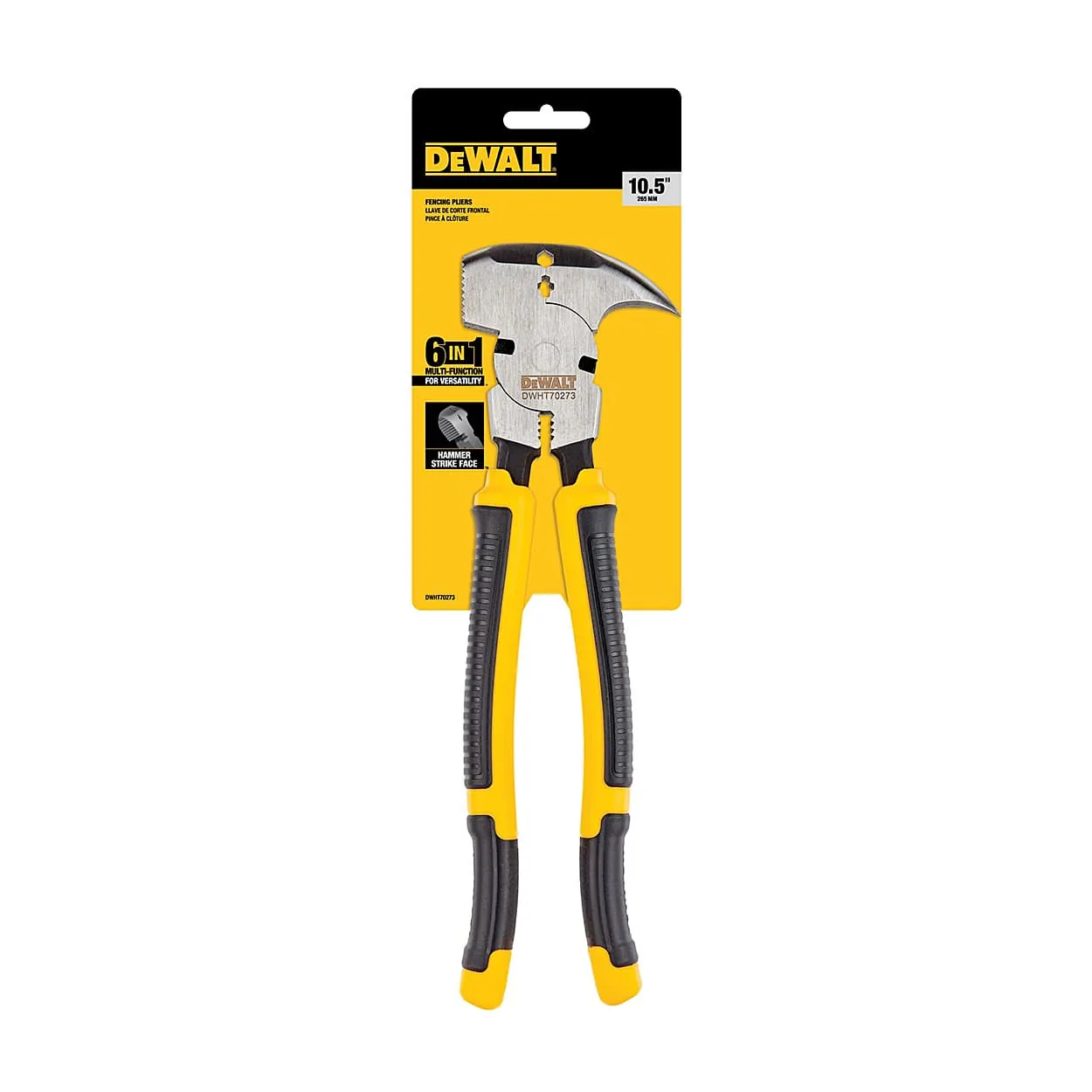 Dewalt 265 mm / 10.5 inch (6 In 1) Fencing Pliers, DWHT0-70273