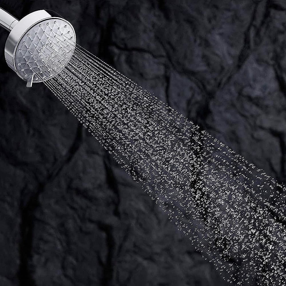 Kohler Awaken Geometric Multi Mode Shower Head With Shower Arm In Polished Chrome Finish, K-72419IN-CP