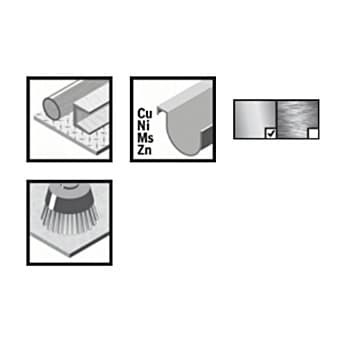 Bosch 75 mm Dia. Brass-Coated Wire Cup Brush with Thread, 2 608 622 062