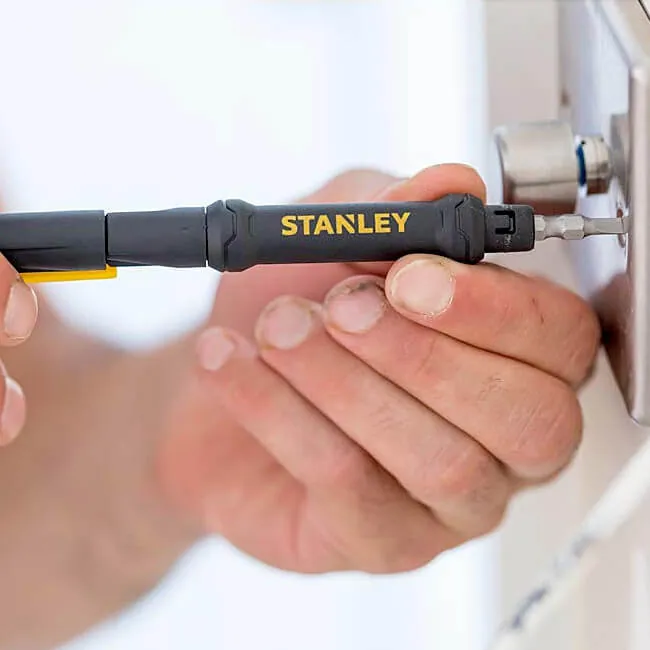 Stanley 4 In 1 Bi-Material Pocket Screwdriver, 66-344