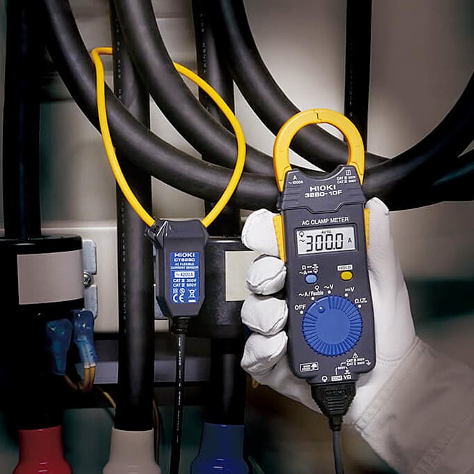 Hioki 41.99 - 1000 A AC Clamp Meter With AC Flexible Current Sensor, 3280-70F