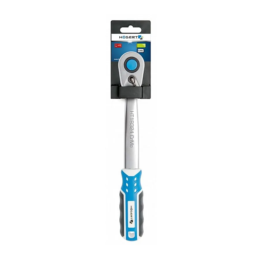 Hogert 1/4 Inch Ratchet Handle, HT1R324