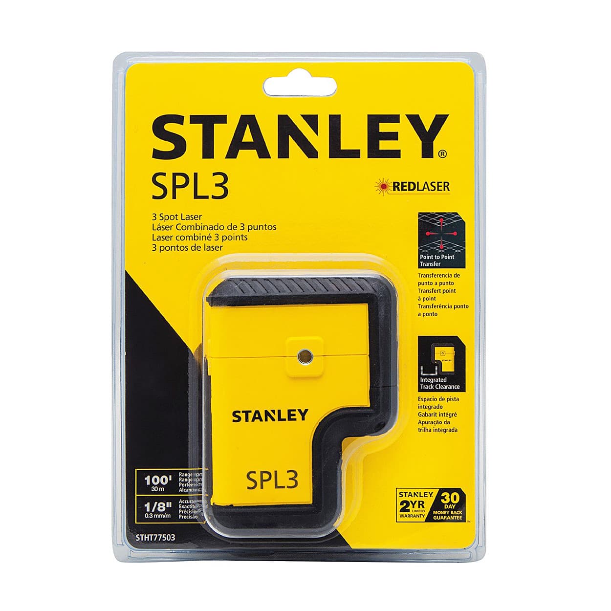 Stanley 3 Spot Red Beam Laser Level (SPL3), STHT77503-1