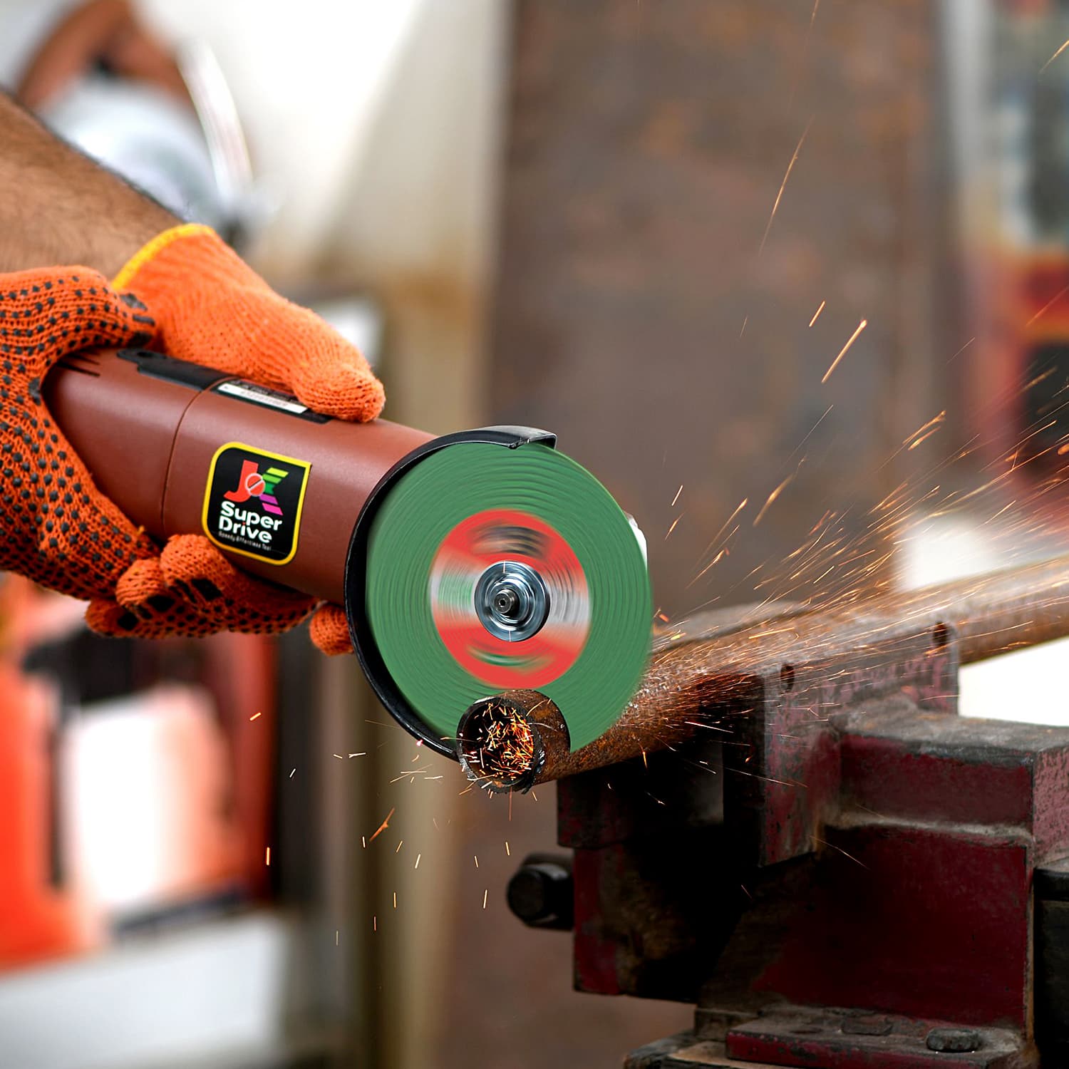 JK 107 x 1.2 x 16 mm Green Cutting Disc For Power Cut (Pack of 25 Pcs), SD9060366I