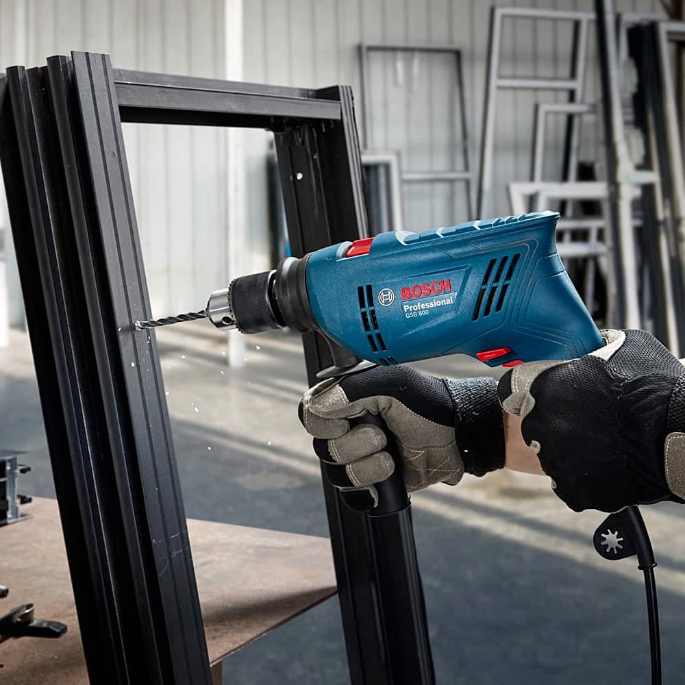 Bosch 13 mm / 600W Professional Heavy Duty Impact Drill with 100 Pcs Kit, GSB 600