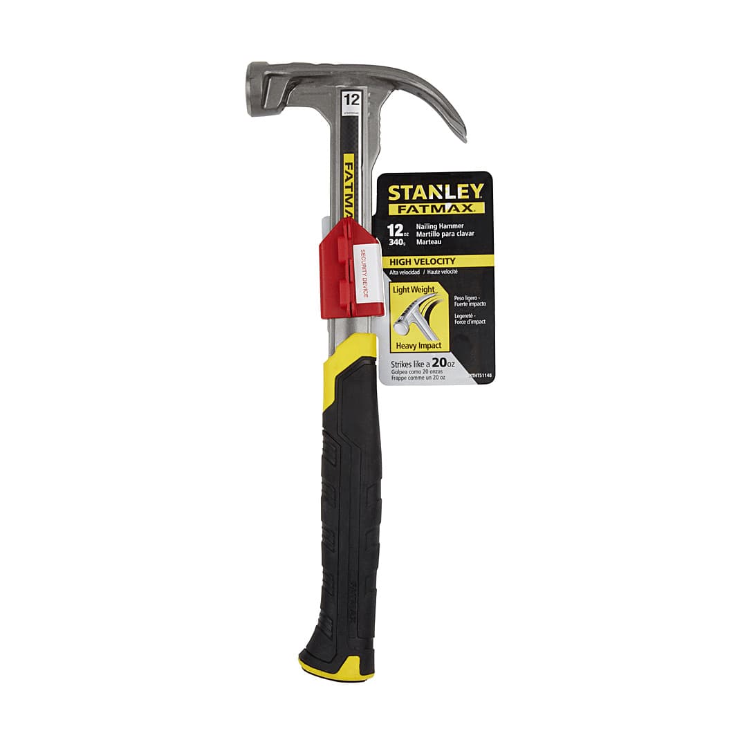 Stanley 340 Gms / 12 Oz Fatmax Xtreme Welded Nailing Curve Claw Hammer, XTHT1-51148