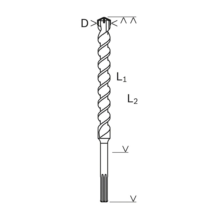 Bosch 20 x 400 x 520 mm SDS Max-4 Hammer Drill Bits, 2 608 685 865