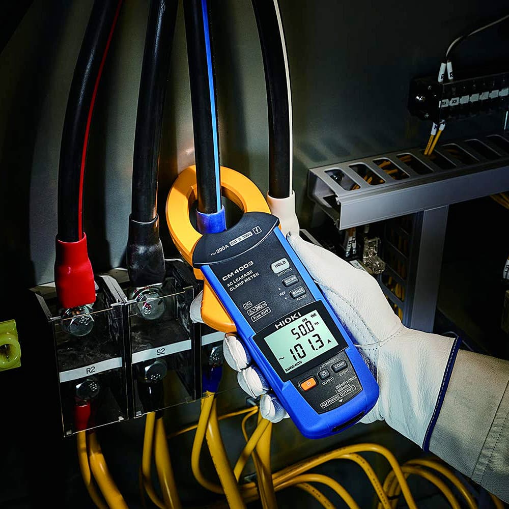 Hioki 0.060 mA - 200.0A AC Leakage Clamp Meter (Output & External Power Supply Function), CM4003