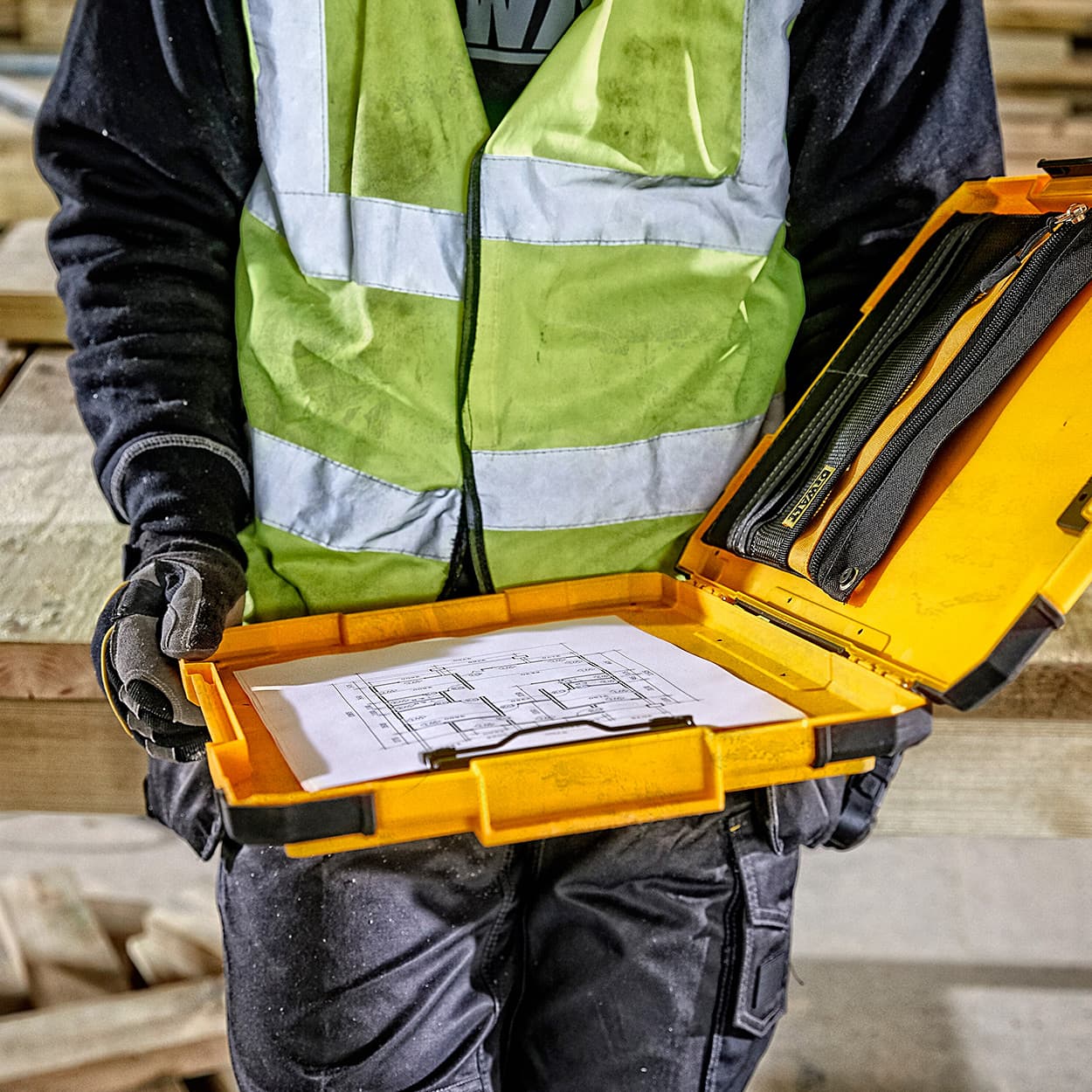 Dewalt Tstak Job Site LED Clipboard, DWST82732-1