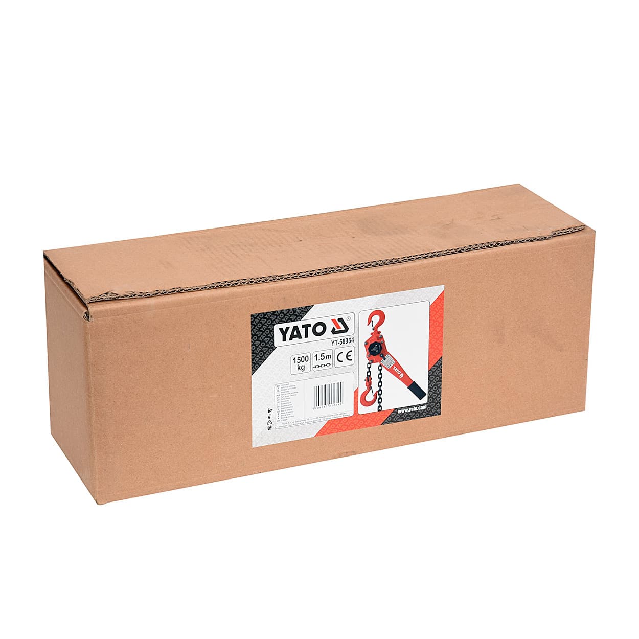Yato 1.5 Ton / 1.5 Mtr Chain Hoist, YT-58964