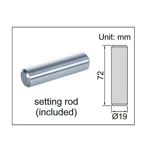 Insize 50 mm Zero Setter, 6556-50