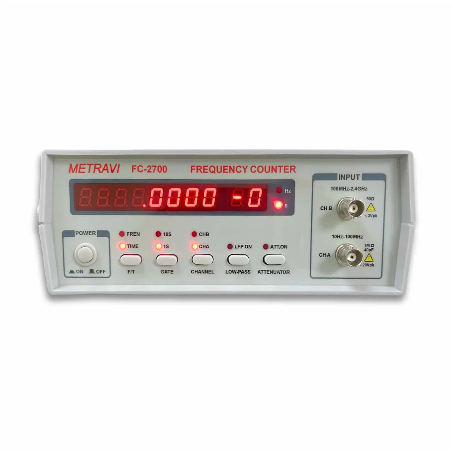 Metravi 10Hz - 2.4GHz Digital Frequency Counter, FC-2700