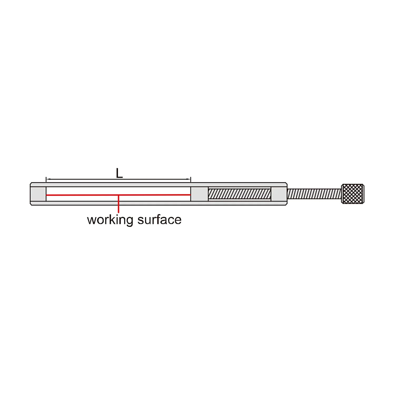 Insize 0 - 25 mm Basic Type Gauge Block Holder, 6981-A1