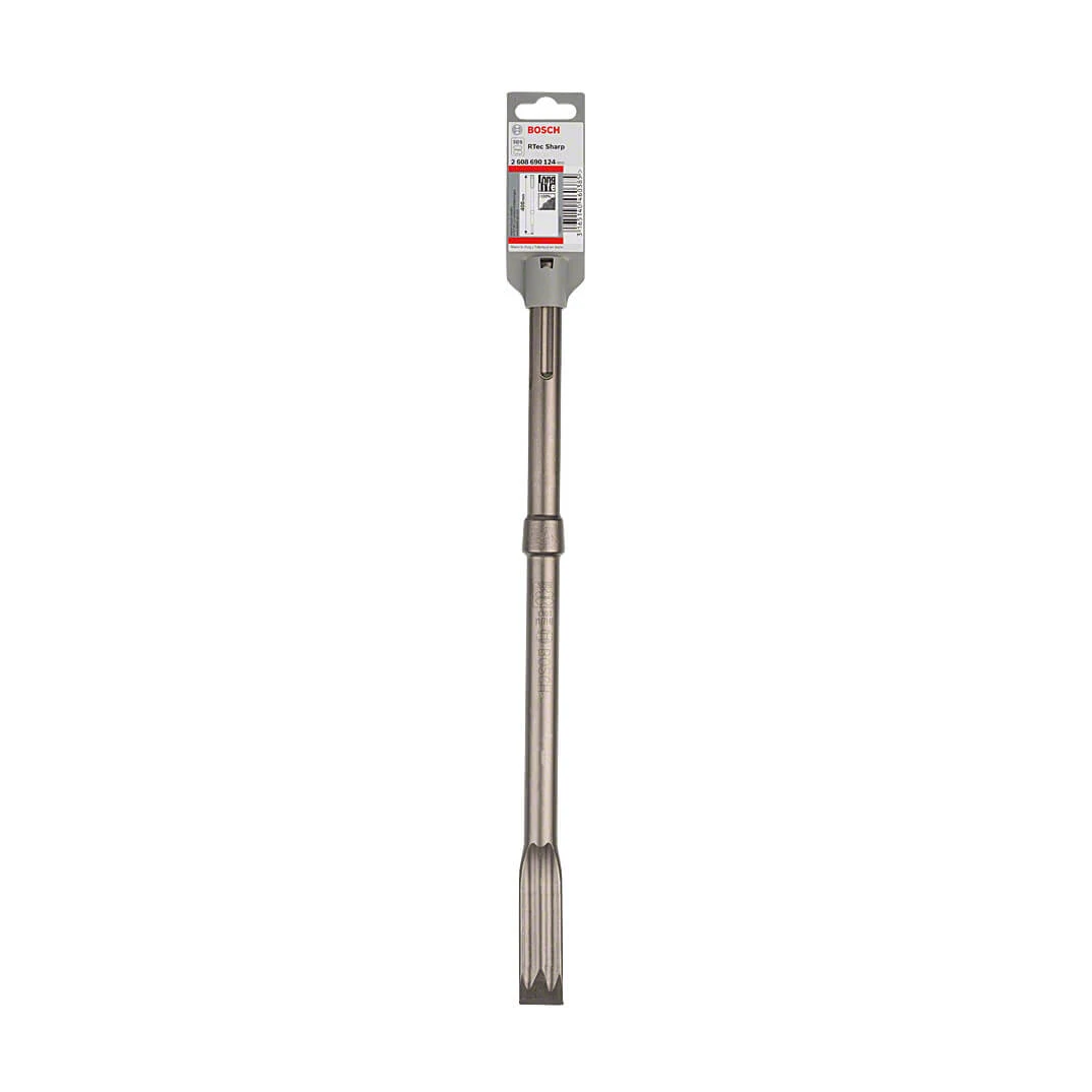 Bosch 25 x 400 mm Flat Chisel with SDS Max Shank, 2 608 690 551