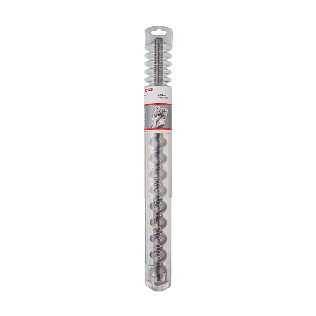 Bosch 40 x 400 x 520 mm SDS Max-7 Hammer Drill Bits, 2 608 586 802