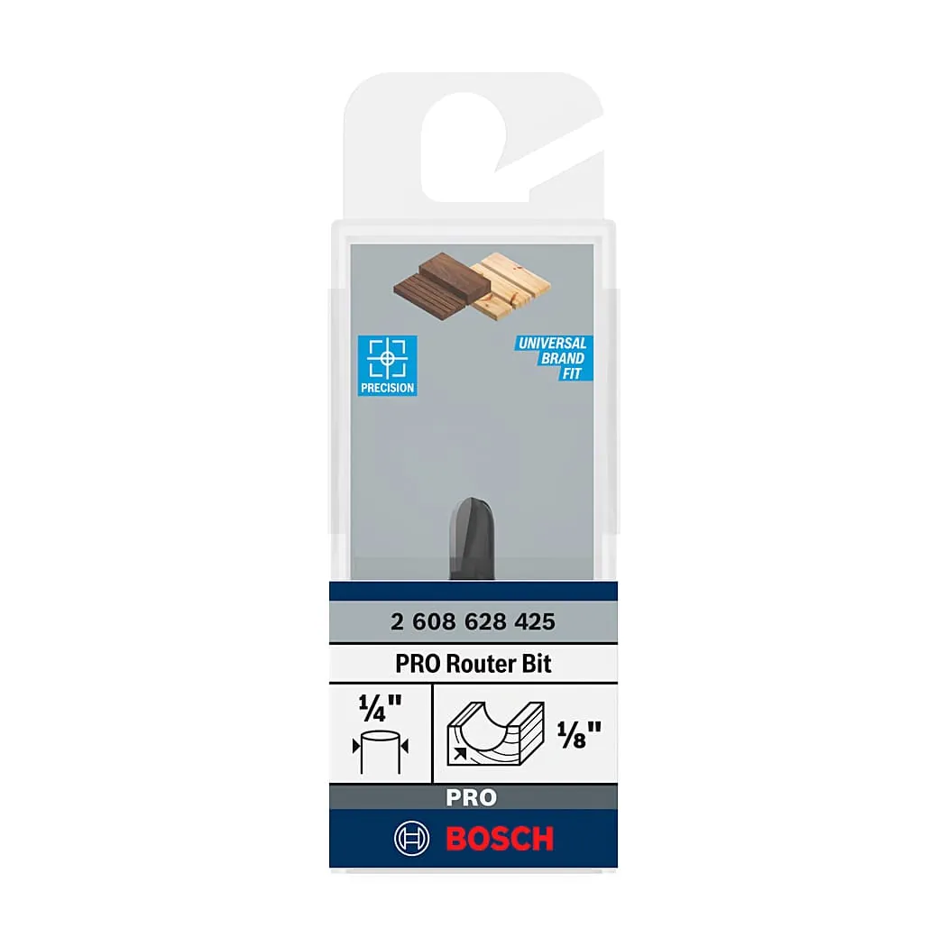 Bosch 1/4 inch Pro Router Bit (Core Box Bit), 2 608 628 425