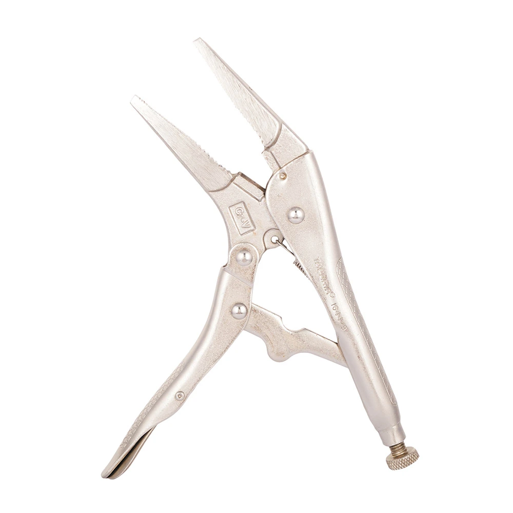 Taparia 8 inch / 215 mm Long Nose Jaw Grip Locking Pliers, 1644-9