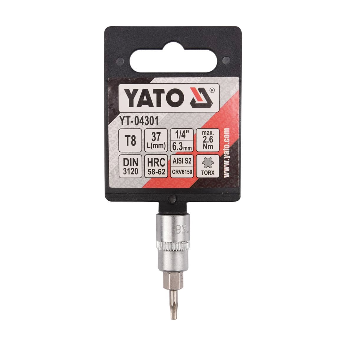 Buy Yato T10 mm, 1/4 Square Drive Torx Bit Sockets, YT-04302