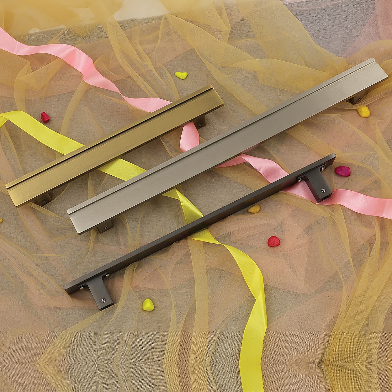 KBI 38mm Look Rose Gold PVD Door Handle