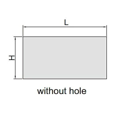 Insize 1.2 mm Individual Steel Gauge Block (Without Holes), 4101-B1D2