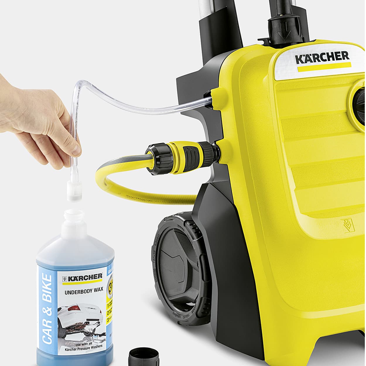 Karcher 130 Bar, 420 L/hr K4 Compact High Pressure Washer, 1.637-500.0