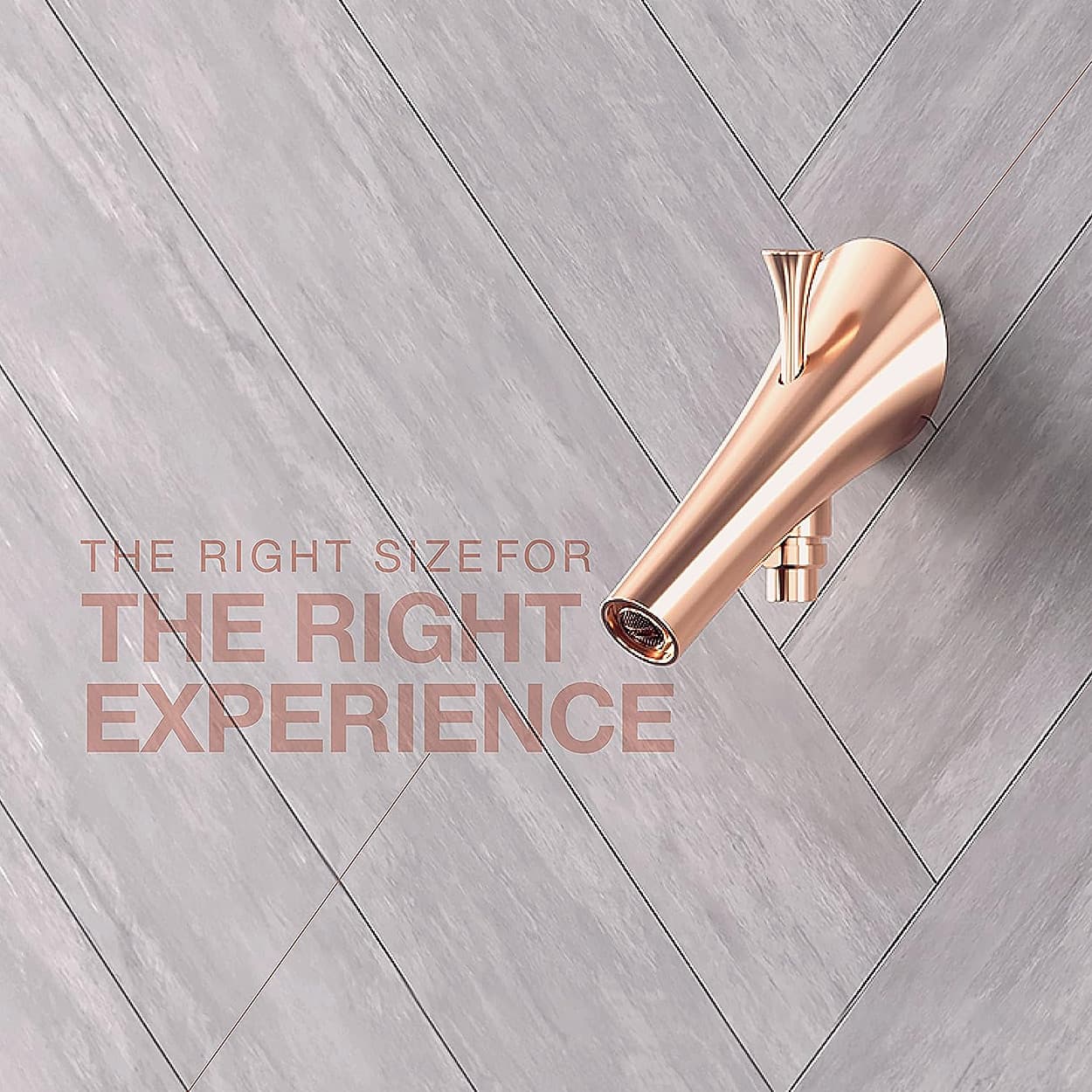 Kohler Vive Bath Spout With Diverter In Rose Gold Finish, K-23974IN-AA-RGD