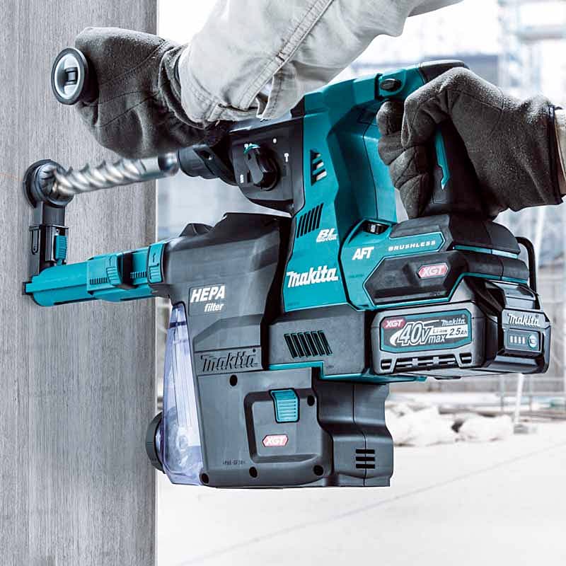 Makita 40Vmax XGT BL 28 mm (1-1/8") SDS-PLUS Cordless Combination Hammer (Bare Tool), HR001GZ