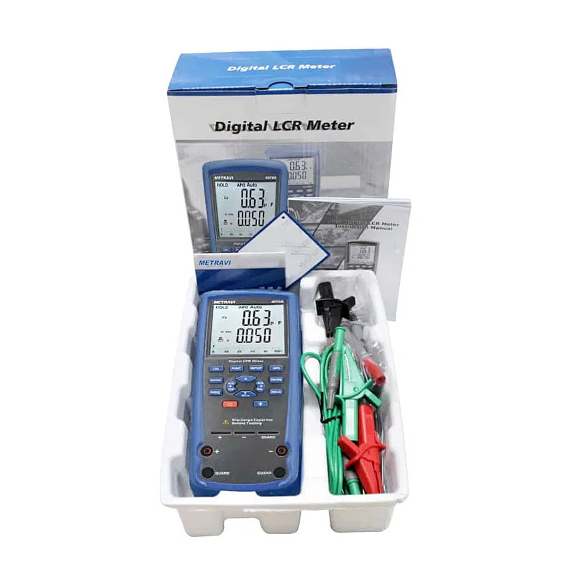 Metravi 5 Digits / 20 - 200M Ohms Hand Held Digital LCR Meter, 4070 D