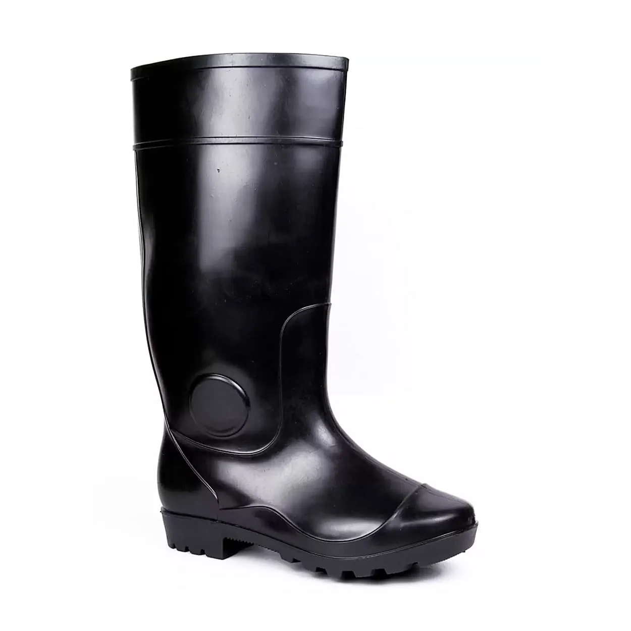 Hillson Century Black Dual Density PVC Rainwear Gumboots (15 inch Height)