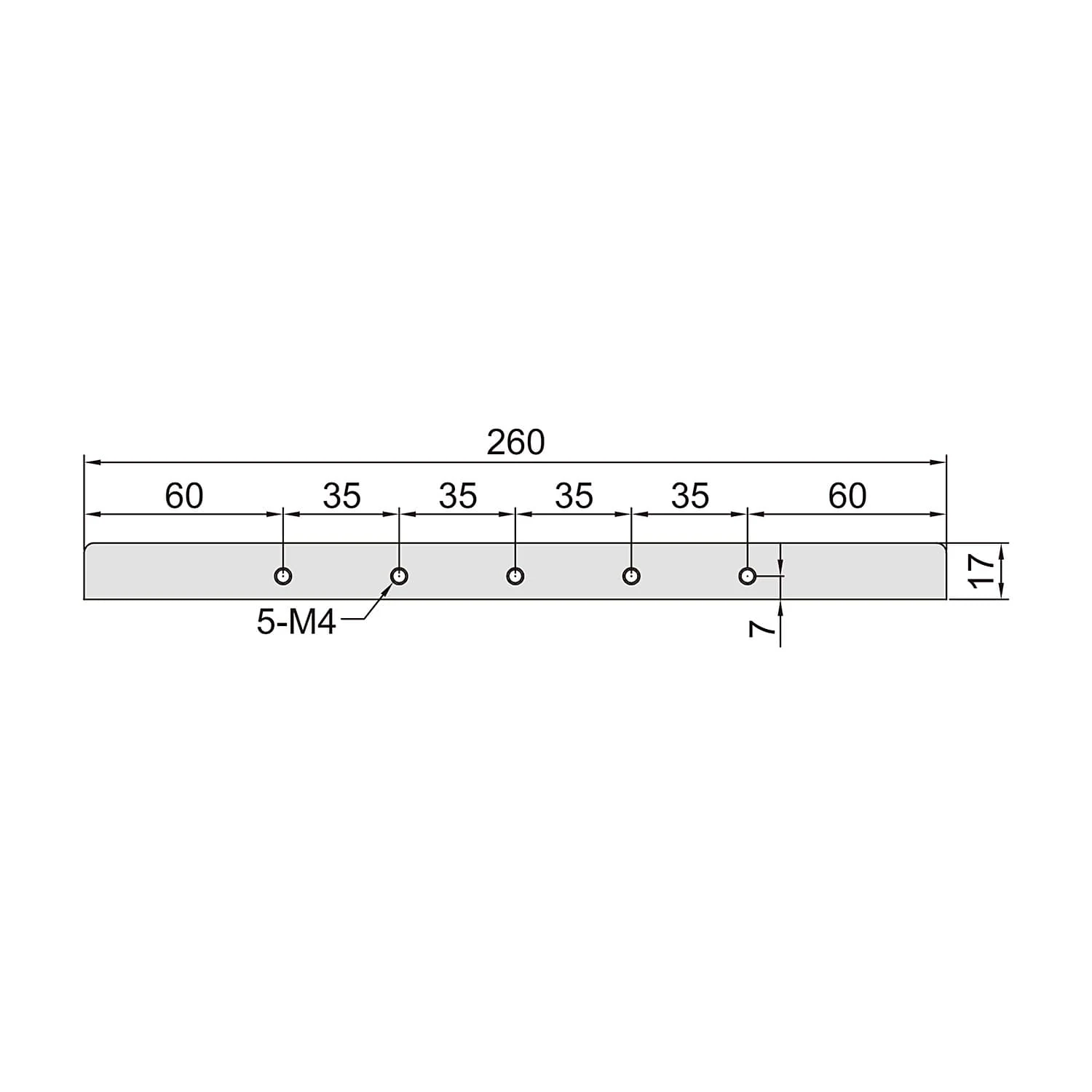 Insize 320 mm Extension Base For Depth Gauge, 6141-320