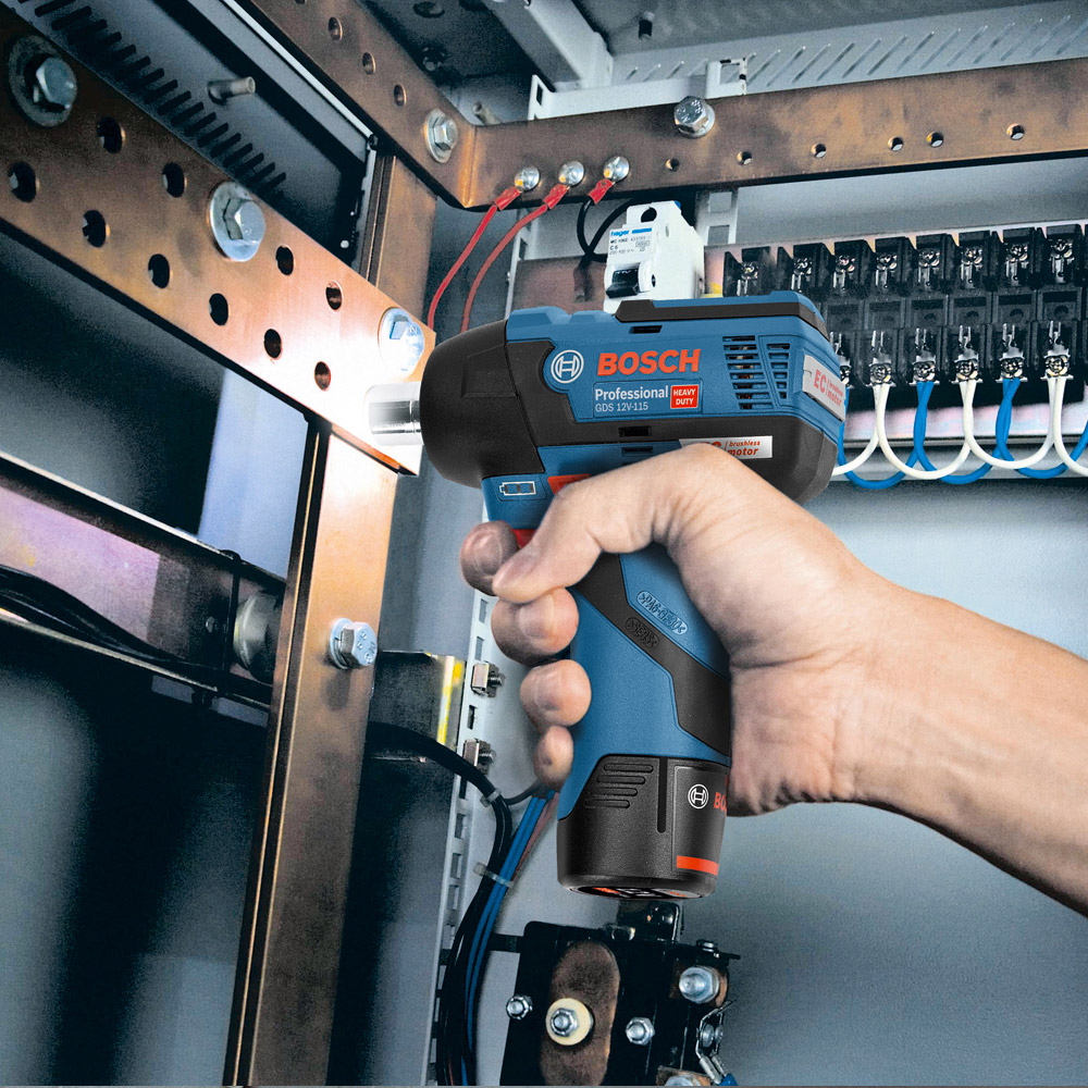 Bosch 12V / 2 Ah Professional Cordless Impact Wrench, GDS 12 V-EC