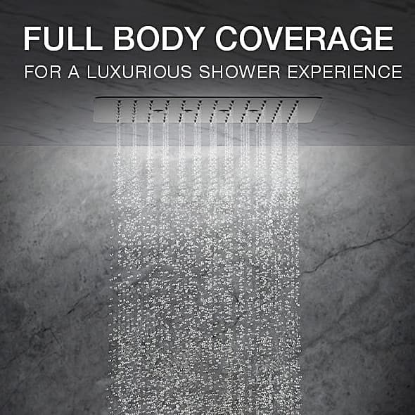 Kohler ModernLife Edge 425 x 330 mm Rectangle Dual Flow Rain Panel In Polished Chrome Finish, K-29961IN-CP