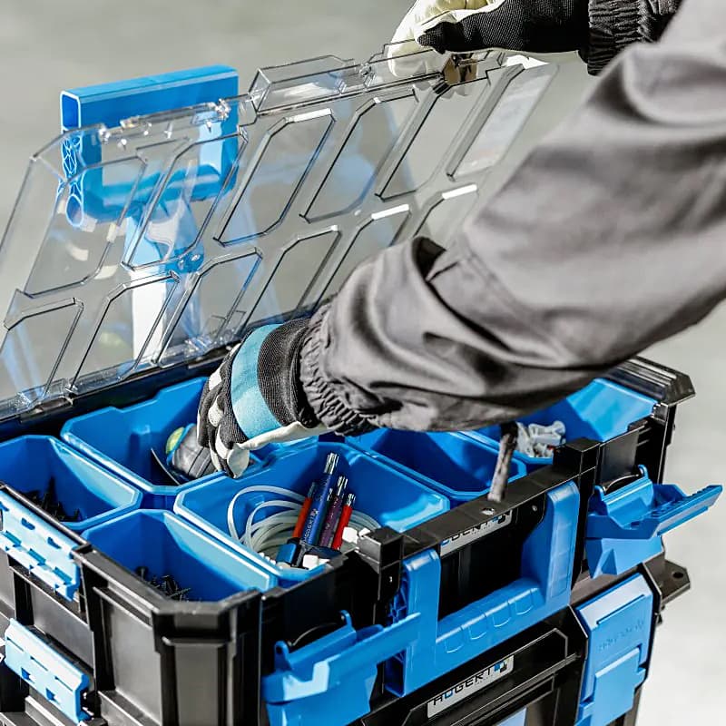 Hogert 825 x 360 x 517 mm Tool Box Set (4-in-1), HT7G500