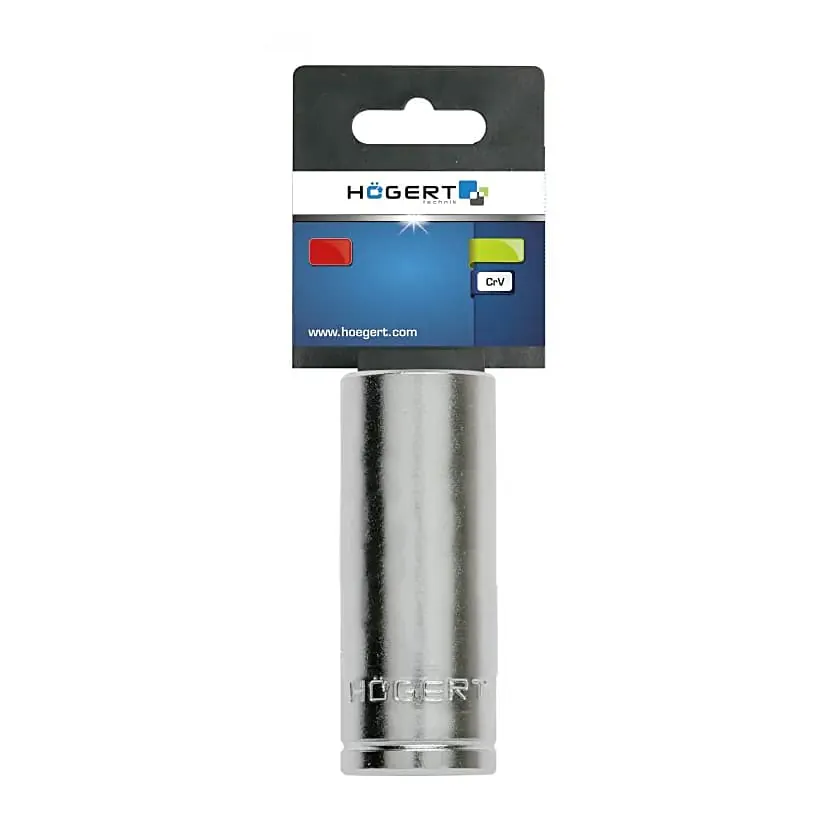 Hogert 16 mm, 3/8 Inch Sq. Drive Hexagon Socket (Long), HT1A166