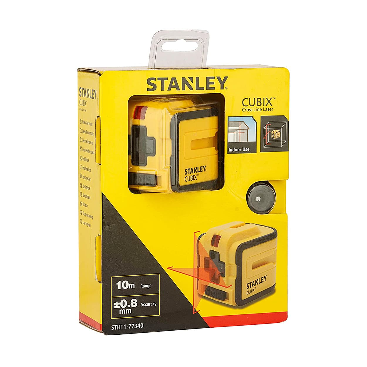 Stanley Cubix Cross Line Laser - Red, STHT1-77340