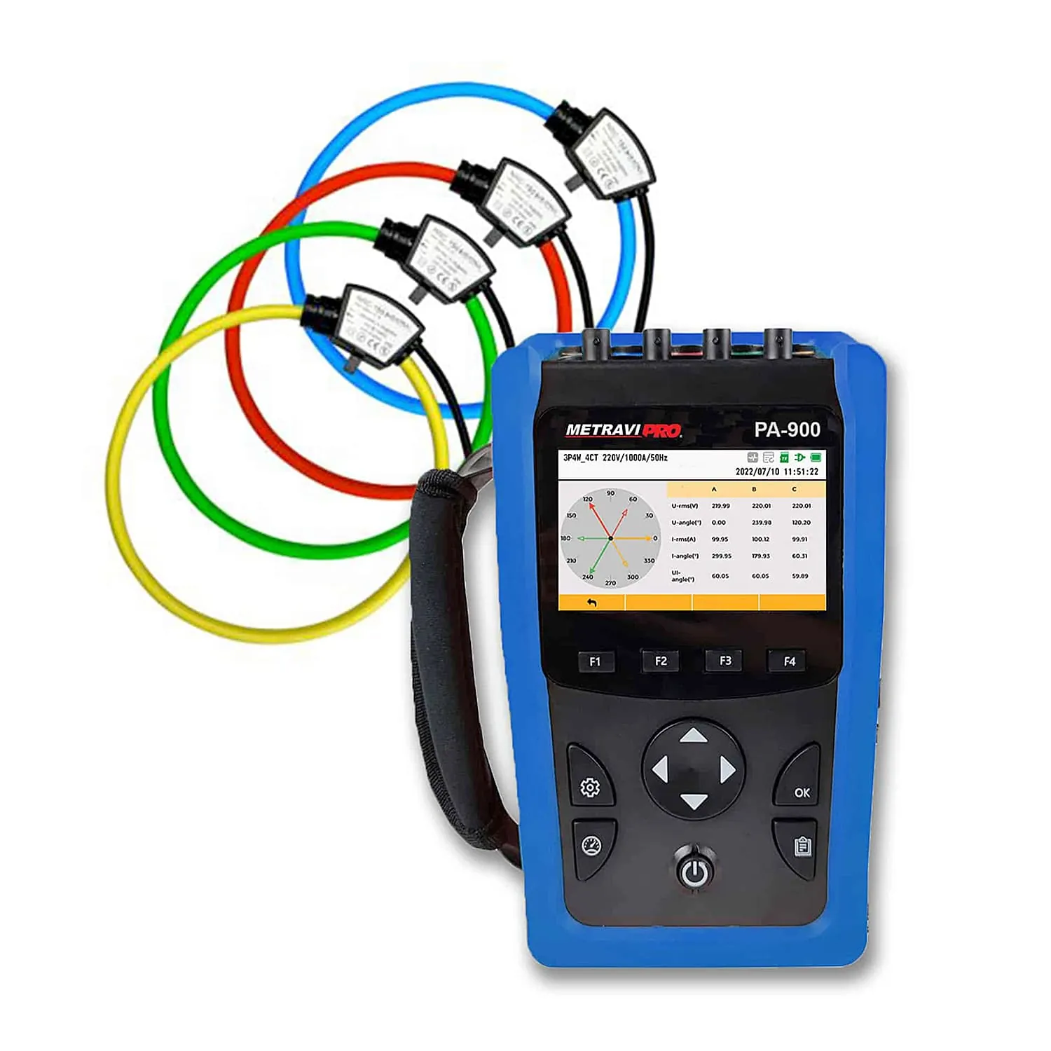 Metravi 3-Phase Power Quality & Harmonics Analyser, PRO PA-900