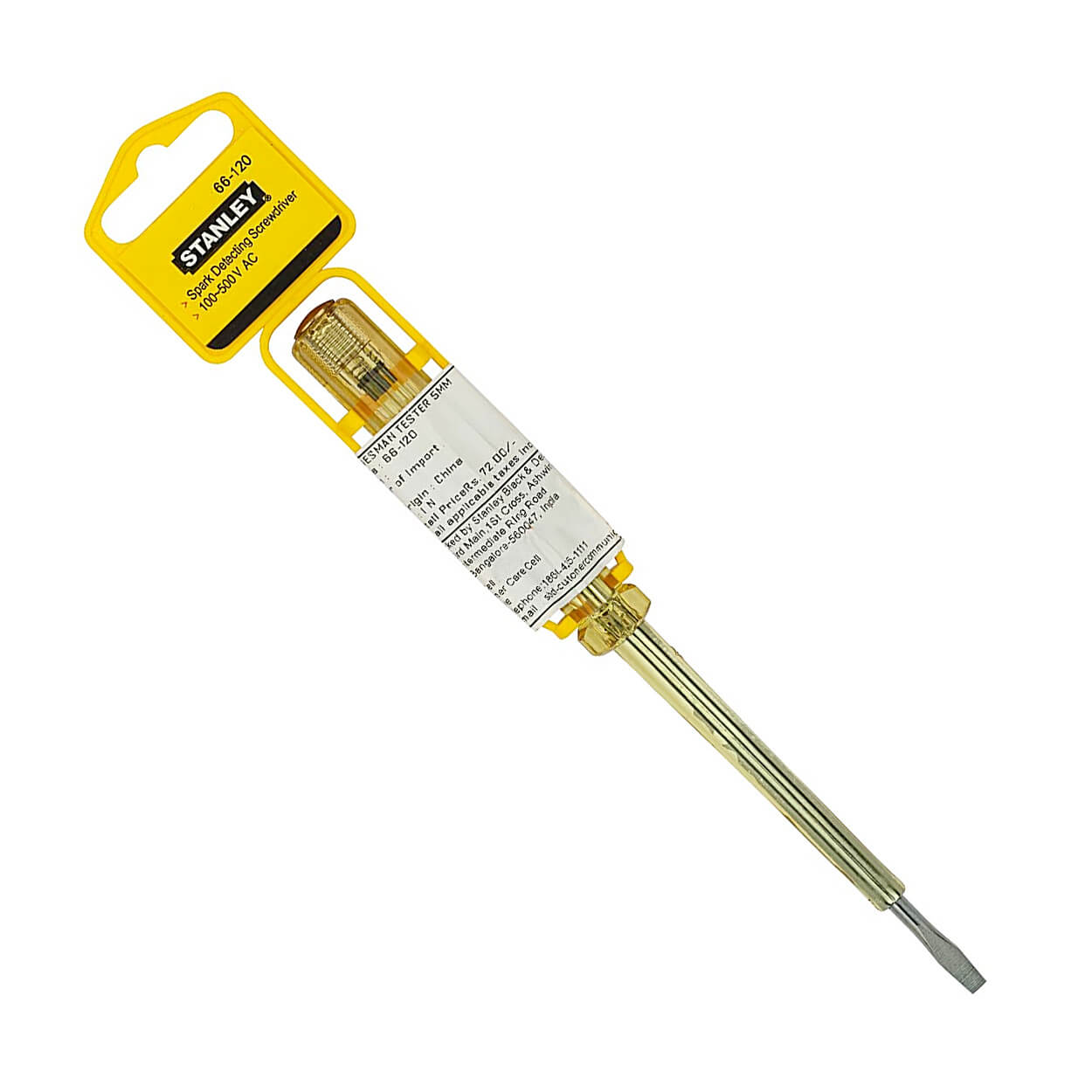 Stanley 5 mm Spark Detecting 2-in-1 Linesman Tester, 66-120