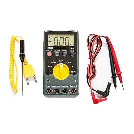 Meco 3-1/2 Digit / 2000 Count Autoranging Digital Multimeter, 9A06