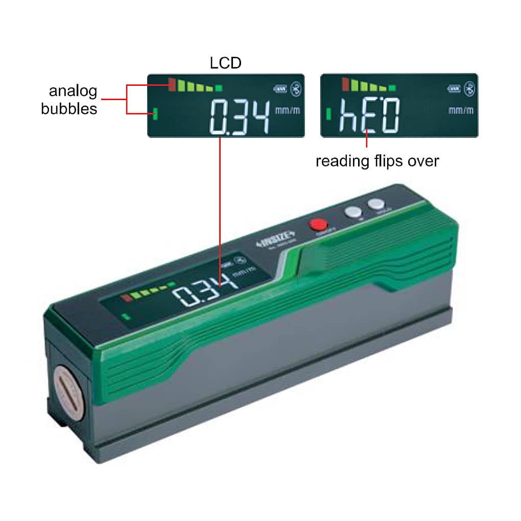 Insize Built-in Bluetooth Block Level, 4953-200