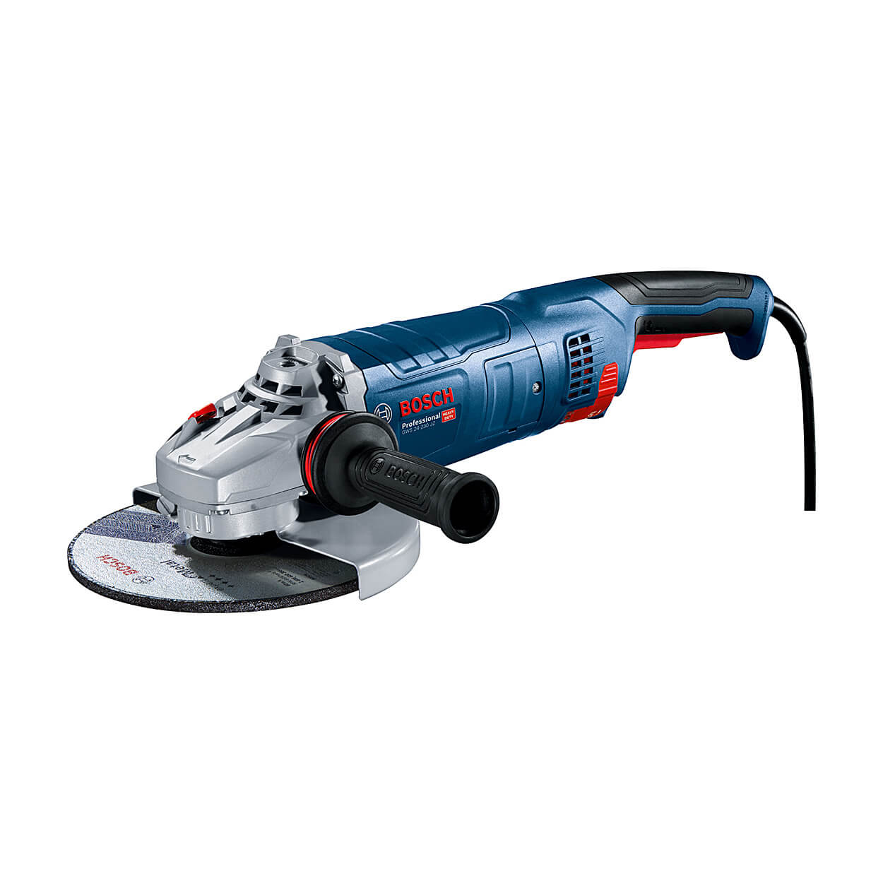 Bosch 230mm / 9 inch 2400W Professional Heavy Duty Large Angle Grinder (Cyclon Tech), GWS 24-230 JZ