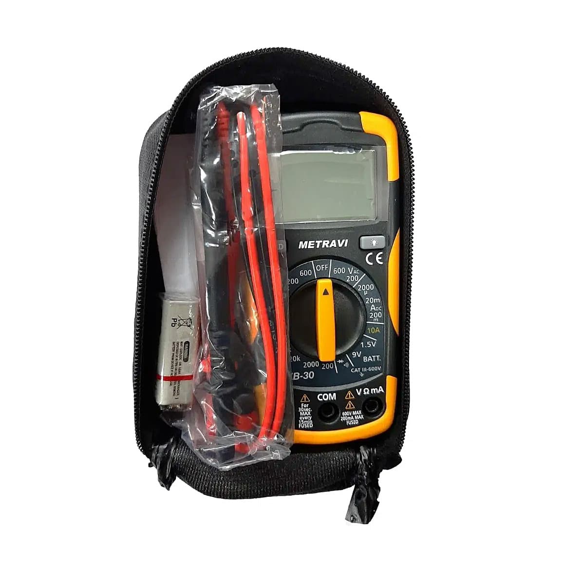Metravi 3-1/2 Digits / 600V Digital Multimeter, XB-30