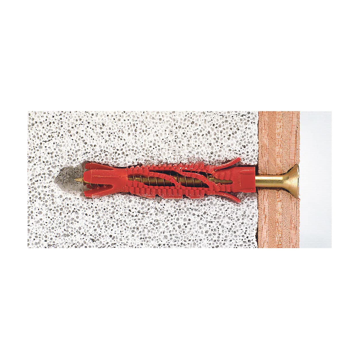 Hilti 10 x 70 mm HUD-L Extra Long Plastic Wall Plug / Universal Anchor (Pack Of 100 Pcs), 315940