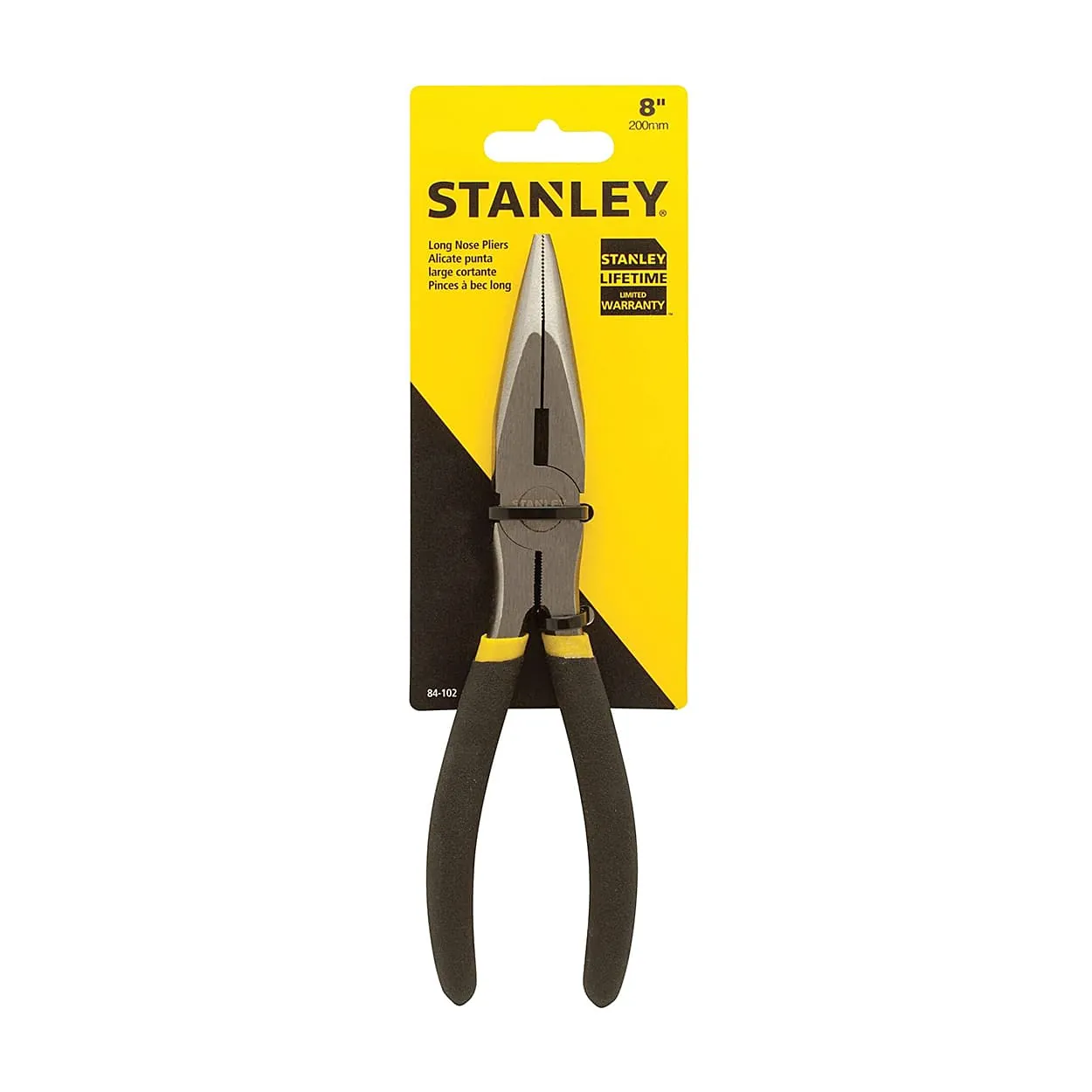 Stanley 8 inch / 200 mm Long Nose Pliers, 84-102