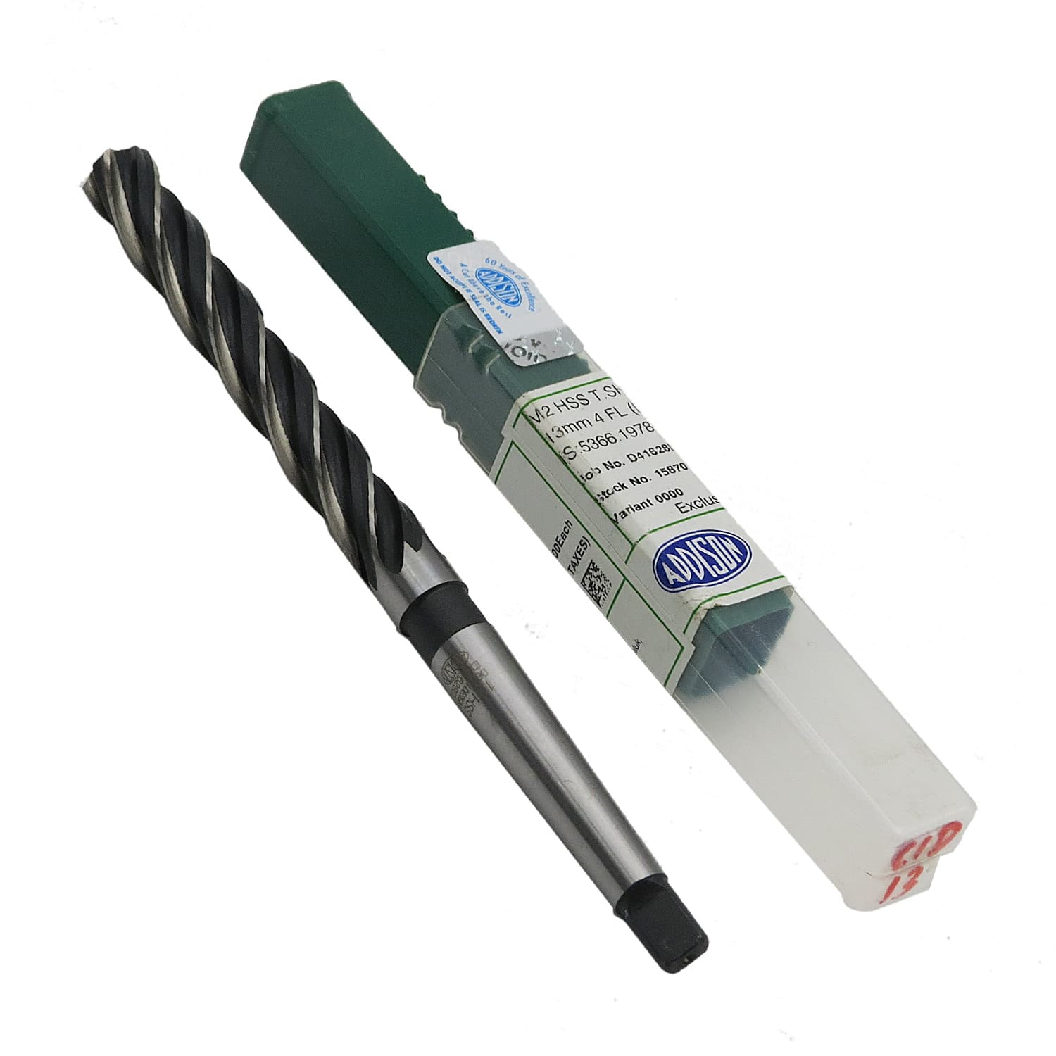 Addison 1/2 inch Dia. HSS Taper Shank Core Drill