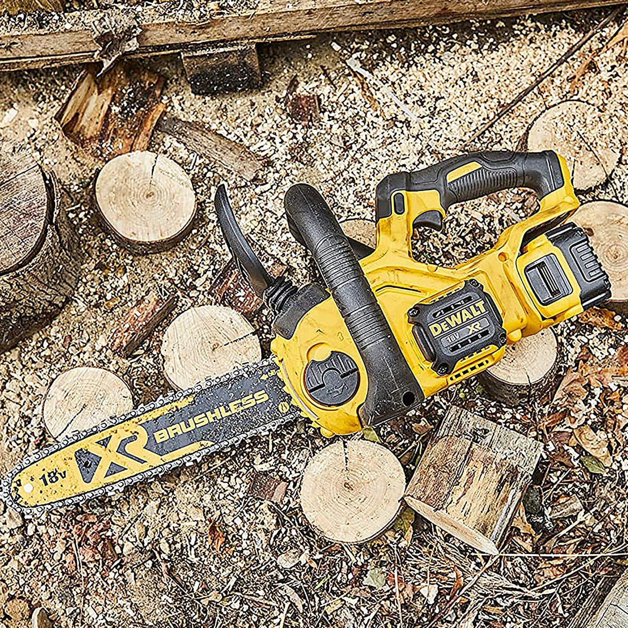 Dewalt 18V / 300mm XR Li-ion Brushless Motor Cordless Chain Saw (Bare), DCM565N-XJ