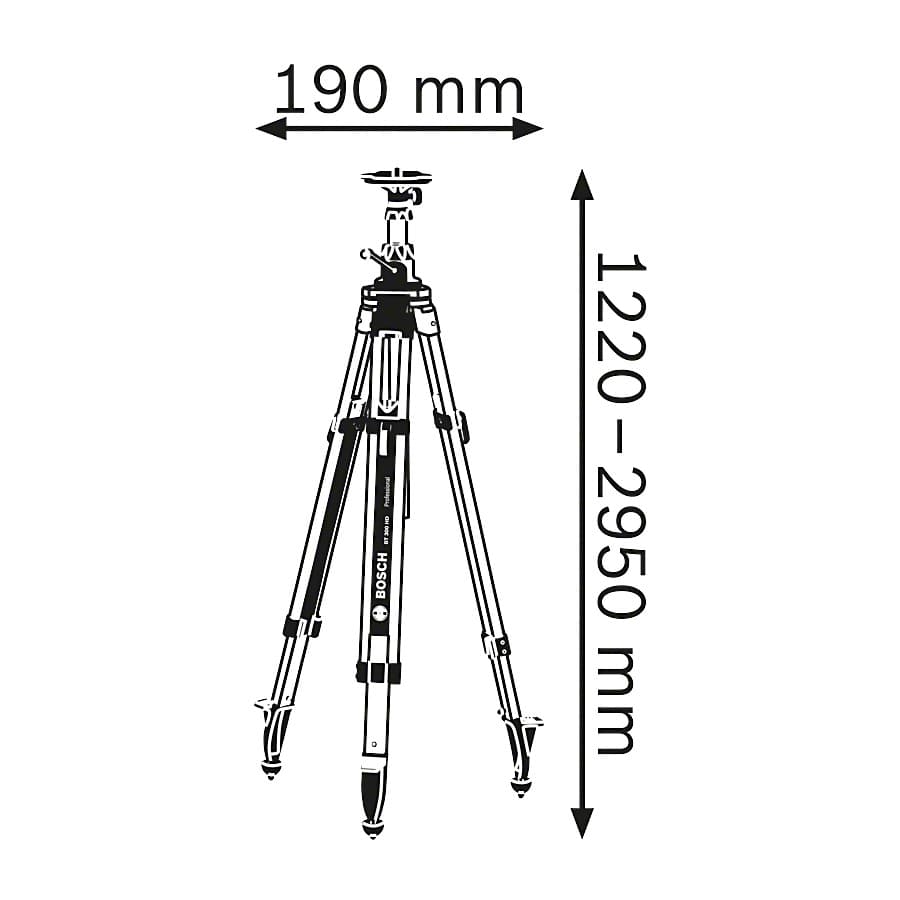 Bosch Professional Building Tripod, BT 300 HD