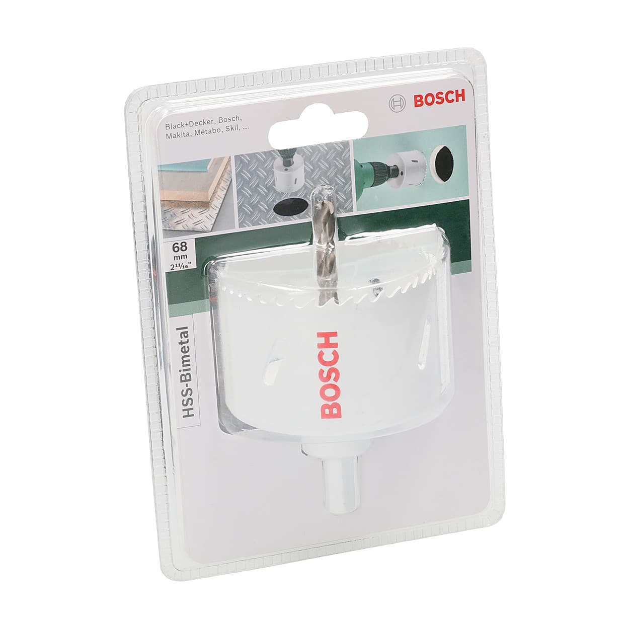 Bosch 68 mm HSS Bi-Metal Holesaw with Adaptor, 2 609 255 615