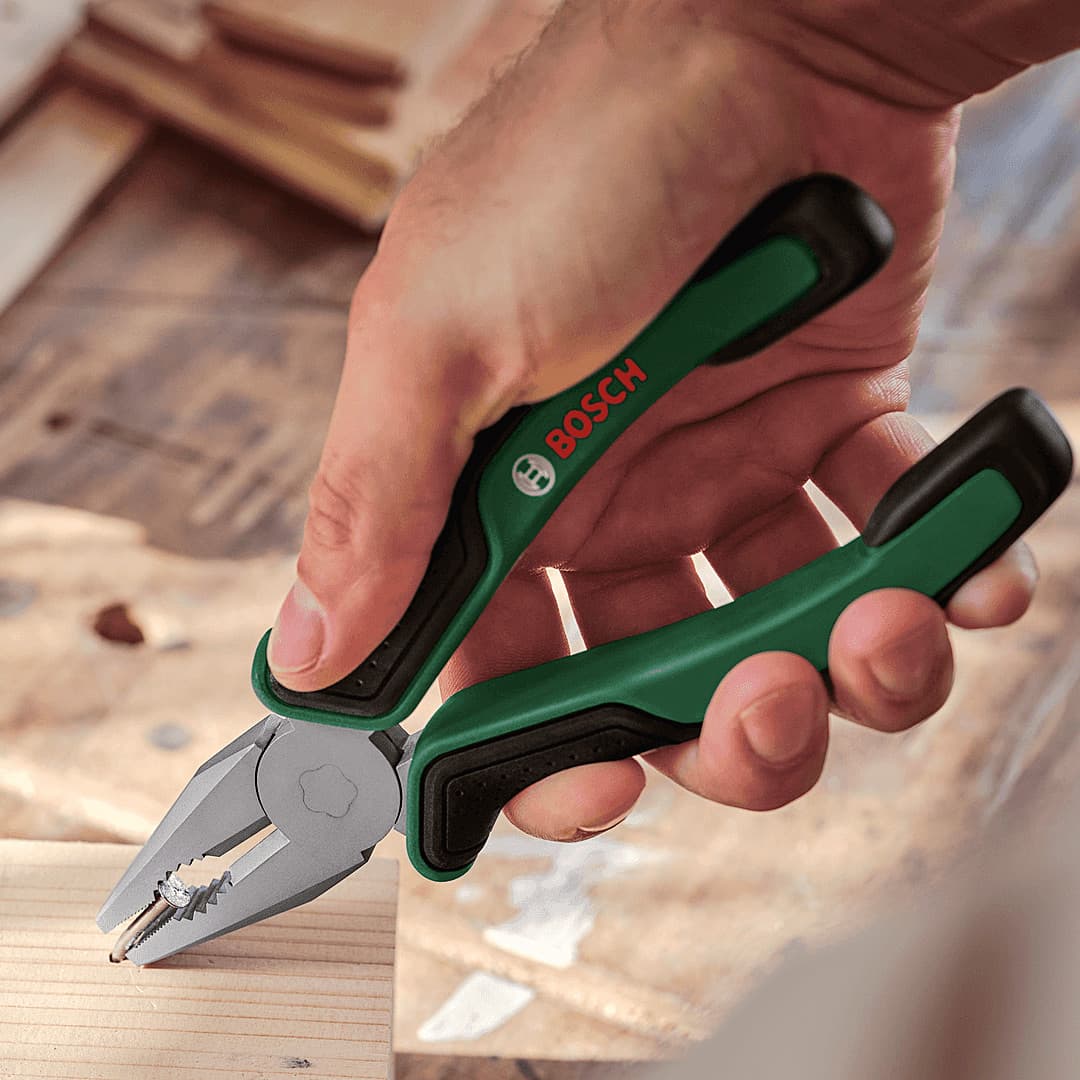 Bosch 7 inch / 180 mm Combination Plier, 1 600 A03 2VB